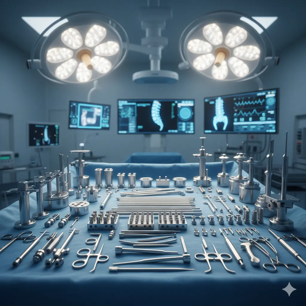 Instrumental para abordaje posterior de columna - ZIBAMED